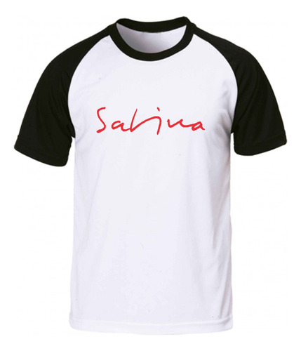 Remera Blanca Ranglan Sublimada Joaquín Sabina