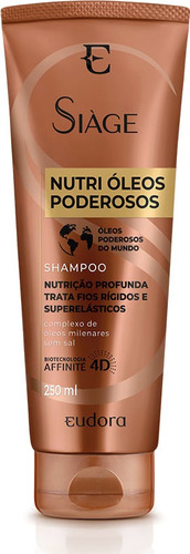 Shampoo Siàge Nutri Poderosos 250ml - Eudora