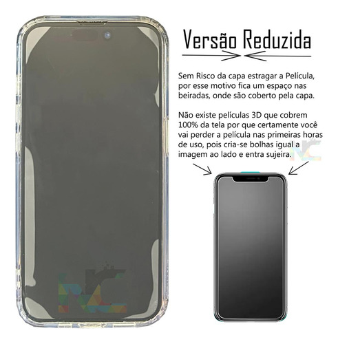 Película Vidro Premium 3d Anti Impacto P/ Redmi 14c A5 6.68
