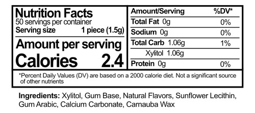 Epic Gum Sin Aspartame 100% Xylitol Canela Sin AzĂșcar 150 Pz