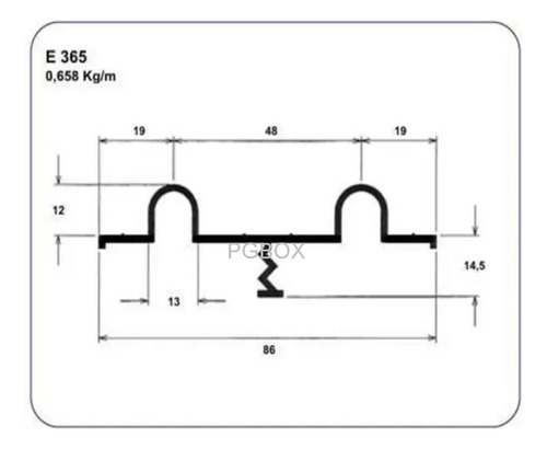 Kit 06 Rodinha Roldana Portão De Aluminio Correr Roda Nylon