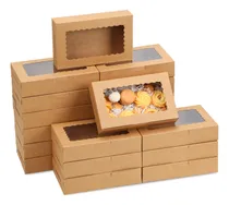 Comprar Moretoes 20 Cajas De Galletas Con Ventana, Cajas De Panaderi