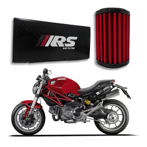 Filtro Ar Esportivo Inbox Rs Ducati Monster 1100 2011