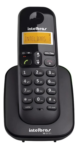 Telefone Intelbras Sem Fio Digital Ts 3130 + 3 Ramal Ts 3111