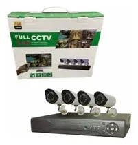 Comprar Kit Cctv Con 4 Cámaras De Seguridad Mas Dvr 1080p Full Hd