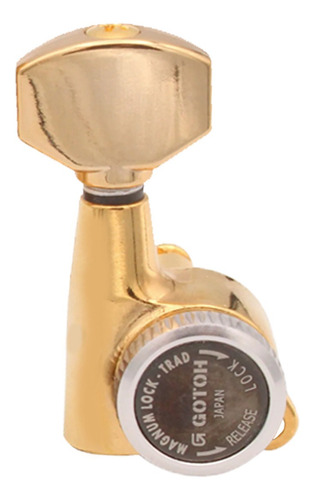 Tarraxas Magnum Lock Gotoh Gold Lock para guitarra de 6 líneas