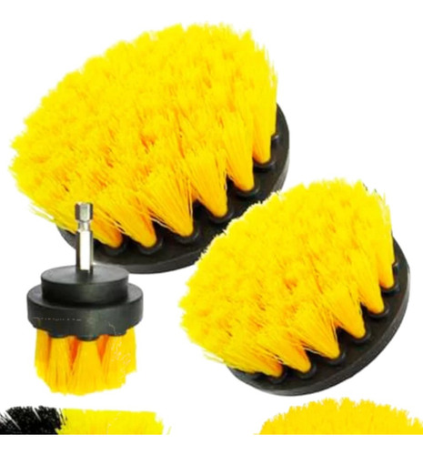 Juego de cepillos rotativos Titanium 6065 de 5 piezas, color amarillo