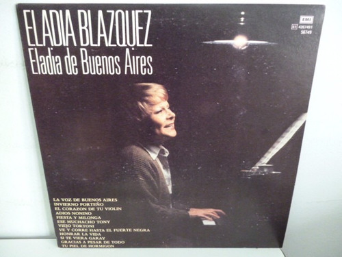 Eladia Blazquez De Buenos Aires Vinilo Argentino