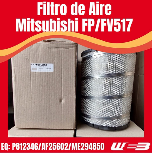 Filtro Aire Mitsubishi Fp/fv517 Wra-4850