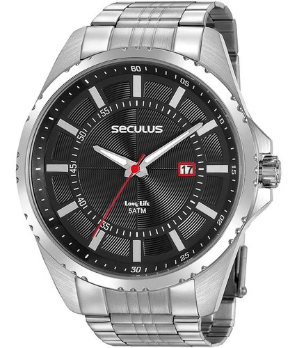 Relógio Seculus Masculino Long Life 20850g0svna1