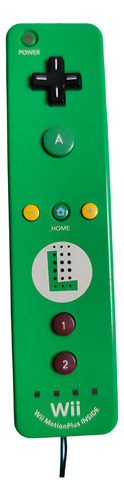 Controle Wii Wiiu Remote Versão Especial Luigi Joystick Verde (Usado)