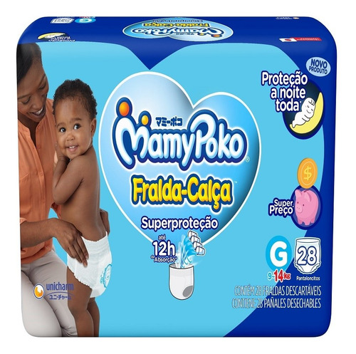 Fralda Descartável Mamypoko Calça Super Proteção Jumbo Taman