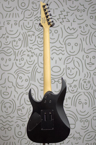 Guitarra Ibanez Rg Standard Rg420ex Bkf Com Ponte Edge Zero Floyd Rose Black Flat Acabamento Satin Fosco