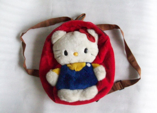 Mochila Peluche Kitty 30x25cms