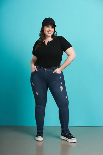 Jean Cenitho Oxido Clasico Liso 46 54 Talla Grande Moda 28.600