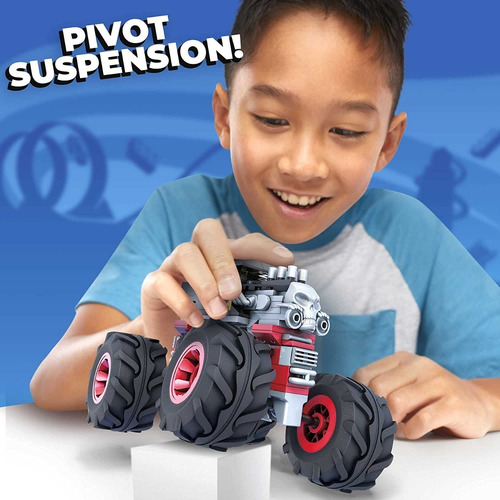 Imagen 4 de 4 de Hot Wheels Monster Truck 194 Pzs Mega Construx