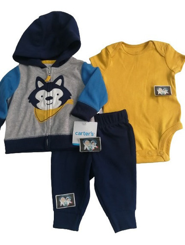 Conjunto Carter's Bebé Niño Chaqueta Térmica 3 A 24 Meses.