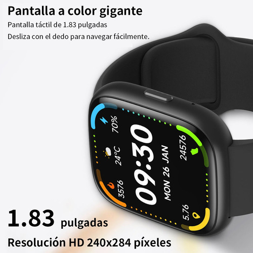 Reloj Inteligente Simsonlab Idw26 Bluetooth Calls Para Alexa Ios/android Golden Smart Watch 1.85 Hd Screen 100 Modos Deportivos