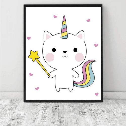 Cuadro 20x30 - Infantil - Princesas - Animalitos