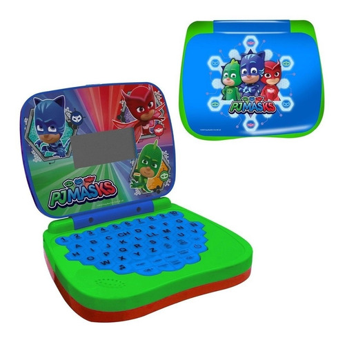 Laptop De Atividades Infantil Bilíngue Pjmasks Candide 1733