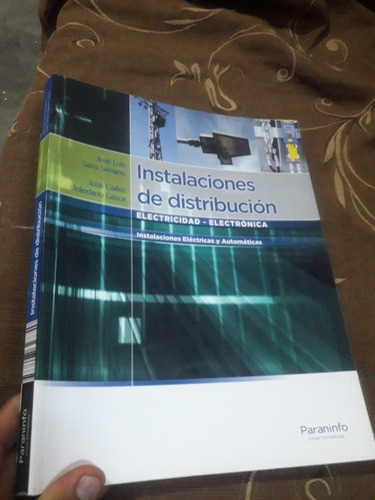 Libro Instalaciones De Distribución Electricidad Electrónica