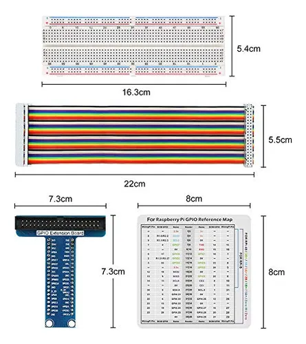 Kit De Expansión Wayintop Rpi Gpio Breakout Para Raspberry P