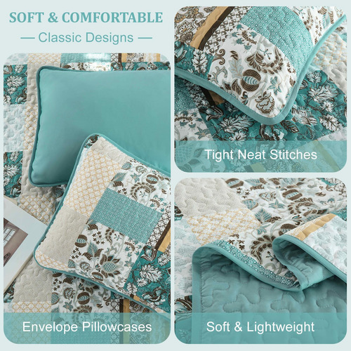 Bedding Wongs 3 Piezas Juego De Colchas De Colcha Que Queen,