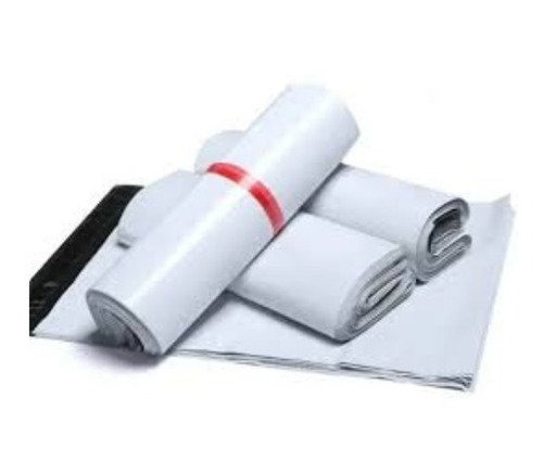 100 Saquinho Inviolável Branco Com Lacre 19x25 Sedex 100un 