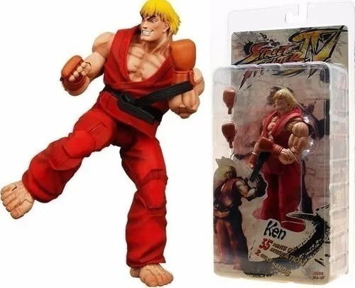 Figura de acción Ken Street Fighter Neca 18cm