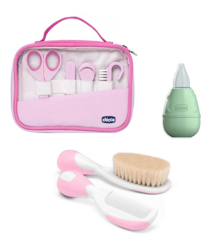 Set Higiene De Uñas + Cepillo Y Peine + Asp Nasal Chicco