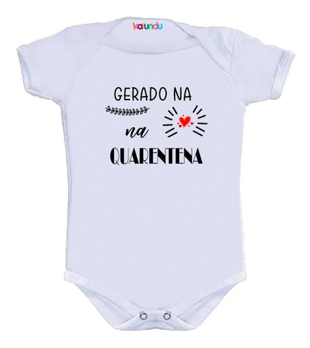 Body Infantil Personalizado Gerado Na Quarentena