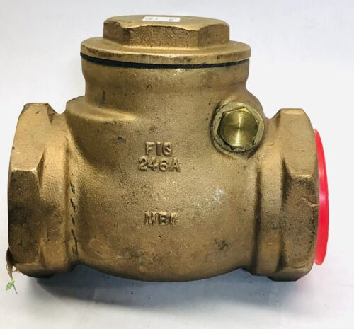 Mbc Dubuque Fig 246a-0400av 3  Swing Check Valve Treaded Yyf