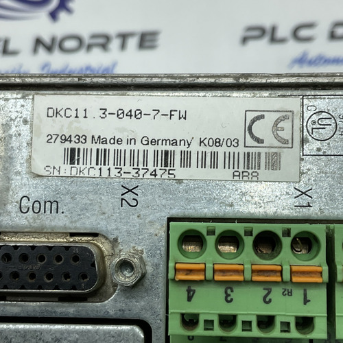 Rexroth Indramat Dkc11.3-3-040-7-fw Servo Drive (Usado)