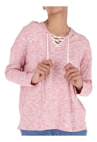 Sweater Roxy Discovery Arcade Cardinal Mujer Rosa