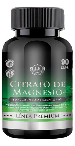 Imagen 1 de 2 de Citrato De Magnesio Puro (premium) 3 Meses