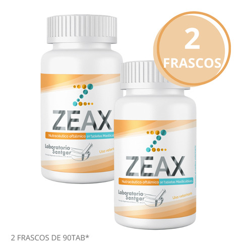 Zeax Razas Pequeñas Pack De 2 Frascos De 90 Tabletas