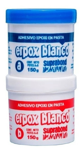 Adhesivo Epoxi En Pasta Erpox Blanco O Acero Suprabond
