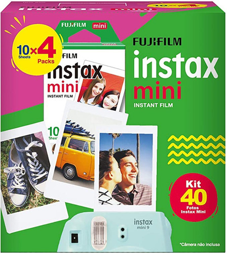 Filme Para Instax Mini 9 / Mini 11 - 40 Poses - Fujifilm