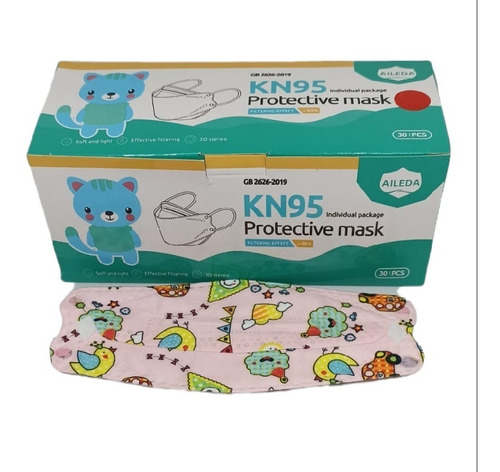 Mascarilla Kn95 New Style Kf94 Niños Y Niñas 30und