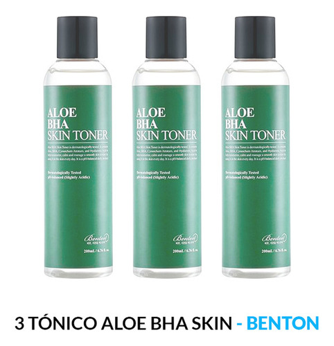 3 Aloe Bha Skin Toner - Benton 200 Ml