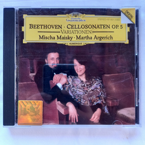 Beethoven 5 Mischa Maisky Martha Argerich Cd / Kktus