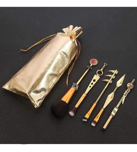 Set Brochas Para Maquillaje Naruto Anime