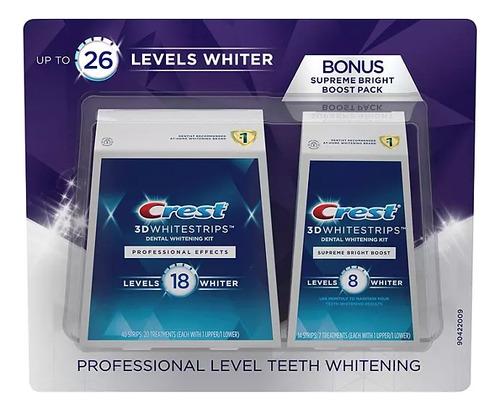 Crest 3d Whitestrips Efectos Profesionales Y Paquete Doble