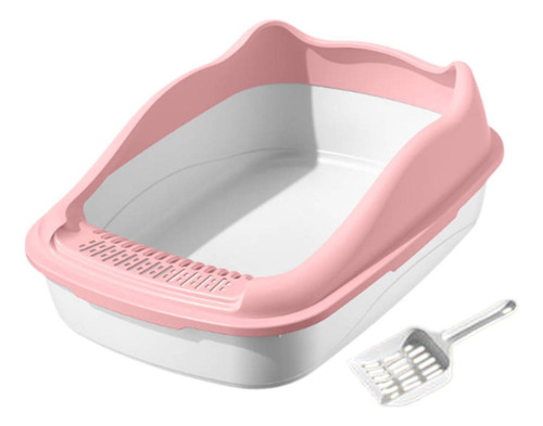 Caja De Arena Para Gatos Con Lados Altos, Suministros Para
