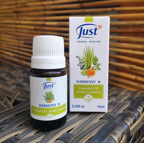 Aceite Harmony Just 10 Ml Aroma Fresco Y Energizante.