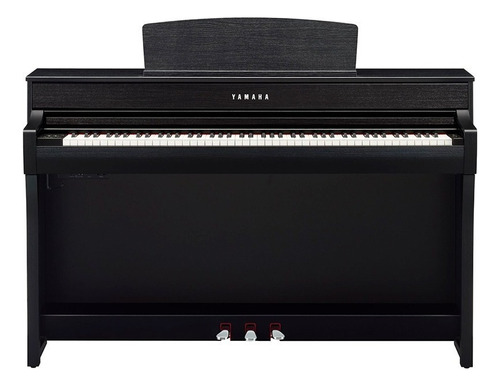 Piano Digital 88 Teclas Yamaha Clp 745b Black Cor Preto Bivolt