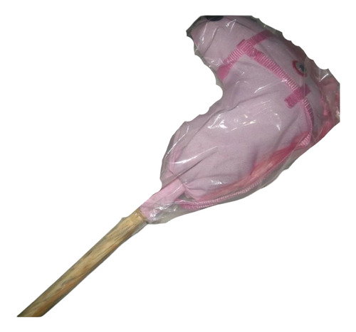 Gcg Caballo De Palo Color Rosa De 1 Metro Juguete Artesanal