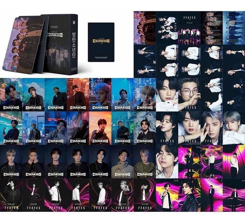 55 Photocards Bts - 7 Fates Chakho Lomo Cards