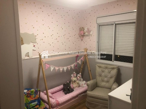 Imagem 12 de 25 de Lindo Apartamento Com 80 M² No Condomínio Bosque Dos Juritis - Medeiros - Jundiaí - Sp - Ap00431 - 69139060