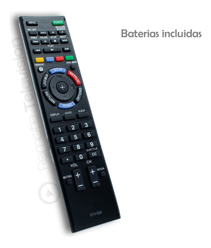  Control Remoto Sony Bravia Smart Tv Todos Modelos + Pilas